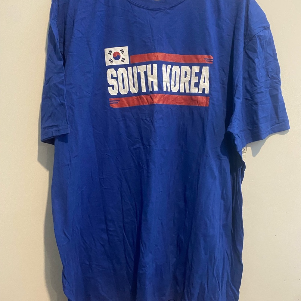 Fanatics Blue South Korea Graphic Short Sleeve Tee
